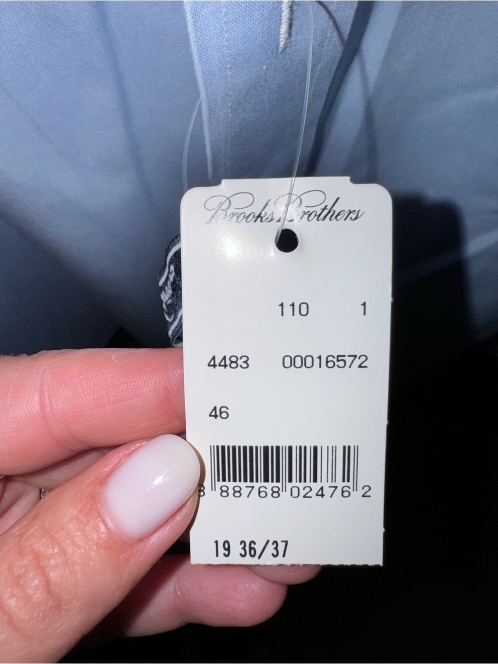 Brooks Brothers Light Blue Button-Down Dress Shirt - Picture 2 of 4